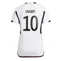 Tyskland Serge Gnabry #10 Hemmatröja Kvinnor VM 2022 Korta ärmar